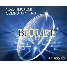 Мінеральна комп'ютерна лінза BIOLIFE з покриттям EMI  Ind. 1,523 Ø65 (0.00 /+6.0)