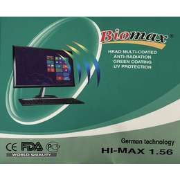Полімерна компьютерна лінза BIOMAX HI-MAX (зелений блік) Ind.1.56 Ø70 (+0.00 +6.0)