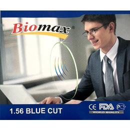 Полімерна лінза BIOMAX BLUE CUT (зелений блік) Ind.1.56 Ø70 (0.00\-0.25\-8.00)